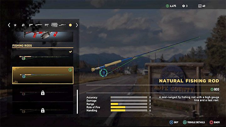 The most important thing in fishing is a fishing rod - Fishing in Far Cry 5 - Guidebook - Far Cry 5 Game Guide