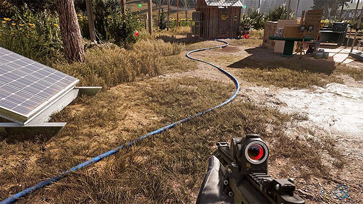 This task will automatically start as you reach the Parker Laboratories and find Larry surrounded by electric lightnings - Side quests of Larry Parker (Alien Objects) in Far Cry 5 - Holland Valley - Far Cry 5 Game Guide