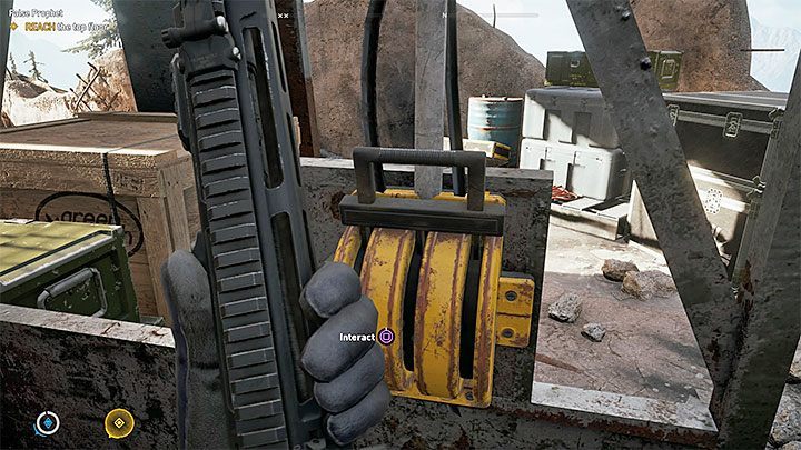 This is not the end of the mission, because you have to reach the very top of a damaged statue - False Prophet in Far Cry 5 - Henbane River - Far Cry 5 Game Guide