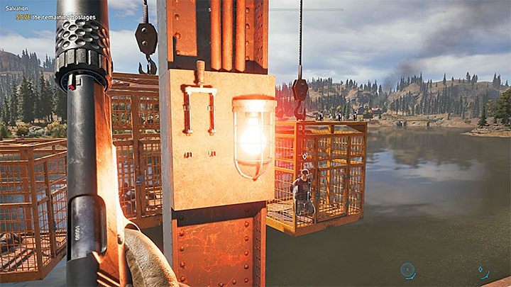 The last objective is to save the hostages - Salvation in Far Cry 5 - Henbane River - Far Cry 5 Game Guide