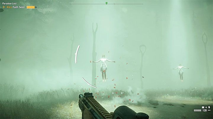 In the later stage of the fight you will also face Faiths clones - Paradise Lost (the second Henbane River liberating mission) in Far Cry 5 - Henbane River - Far Cry 5 Game Guide