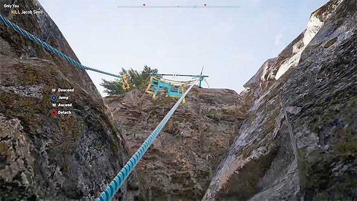 If you have a sniper rifle in your inventory, you can start shooting Jacob when you are quite close to the top of the hill - How to defeat Jacob Seed (The boss fight) in Far Cry 5? - FAQ - Far Cry 5 Game Guide