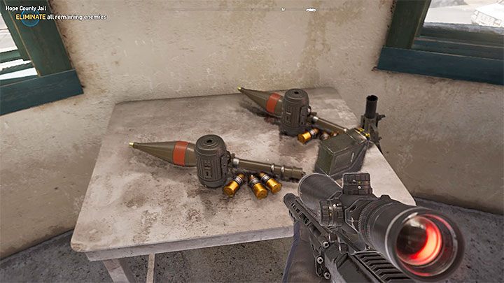 Since the beginning of the mission, the main gates energy bar is visible on the screen, but even if it gets destroyed (destroy an incoming fuel tank to prevent it from happening), the mission will not end in a failure - Hope County Jail in Hembane River - Henbane River - Far Cry 5 Game Guide