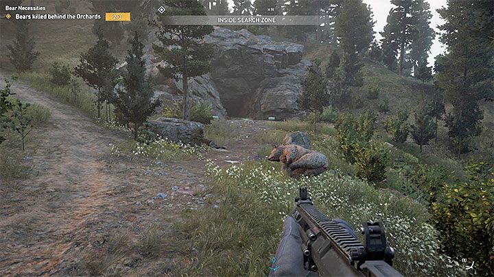 One of the NPCs will inform you about a problem with bears - Side quests in Holland Valley - Holland Valley - Far Cry 5 Game Guide