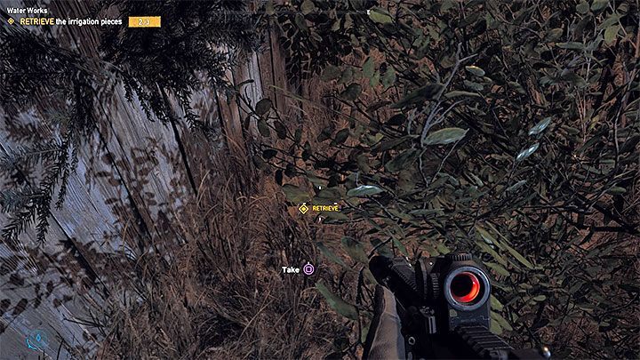 One of the people in the liberated outpost can give you a mission during which you have to repair the irrigation system - Side quests in Holland Valley - Holland Valley - Far Cry 5 Game Guide