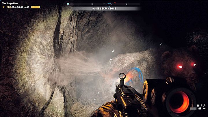 The difficulty of this mission is that the cave is filled with the Bliss drug - Side Quests in Henbane River Region - Henbane River - Far Cry 5 Game Guide