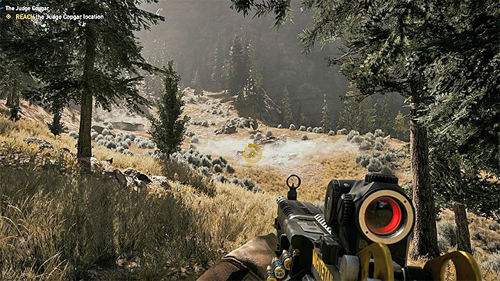 One of the NPCs informs you that you can hunt a very rare cougar - Side Quests in Henbane River Region - Henbane River - Far Cry 5 Game Guide
