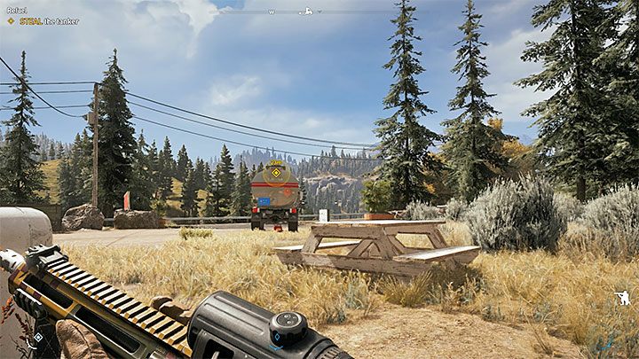 One of the NPCs can order you to steal a tanker - Side Quests in Henbane River Region - Henbane River - Far Cry 5 Game Guide