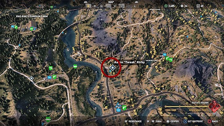 Aubreys Diner is located in the west edge of Henbane River region (near the border with Holland Valley), close to Sacred Skies Lake and Lornas Truck Stop - Side Quests in Henbane River Region - Henbane River - Far Cry 5 Game Guide