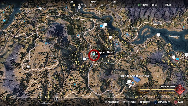 This is one of the prepper stashes available in Henbane River region - Cult locations and Prepper stashes in Henbane river - Henbane River - Far Cry 5 Game Guide
