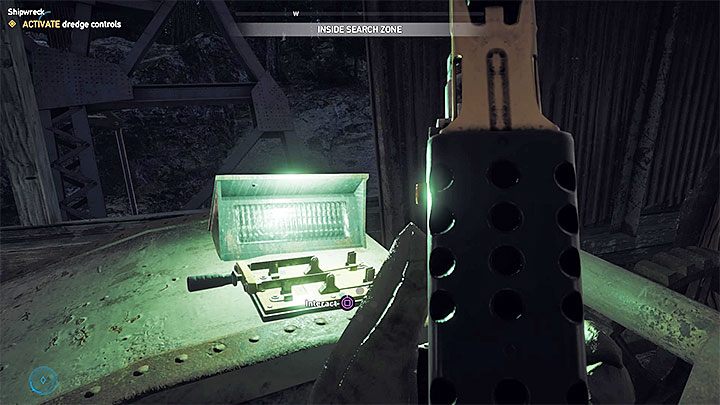 Take interest in a huge wreck with a bottom dredging machine located on the shore - Cult locations and Prepper stashes in Henbane river - Henbane River - Far Cry 5 Game Guide