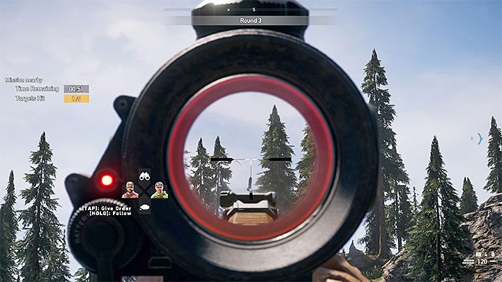 The third round changes things a little bit - you now have to shoot 5 birds within the time limit - Side quests in Whitetail Mountains - Whitetail Mountains - Far Cry 5 Game Guide