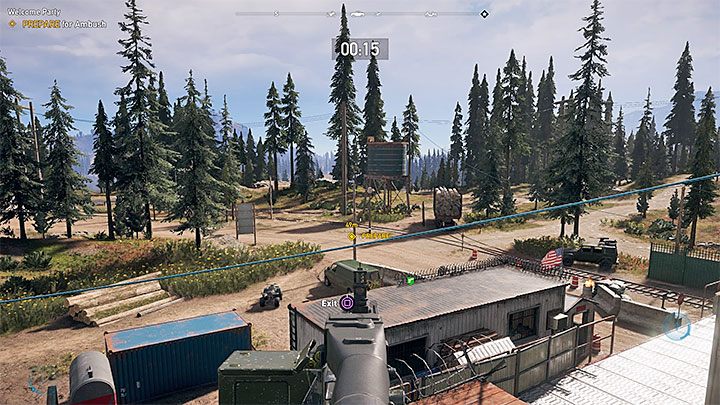 You have a little bit more than a half a minute to prepare yourself - Side quests in Whitetail Mountains - Whitetail Mountains - Far Cry 5 Game Guide