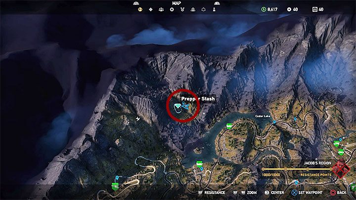 This is one of the prepper stashes available in Whitetail Mountains - Cult locations and prepper stashes in Whitetail Mountains - Whitetail Mountains - Far Cry 5 Game Guide