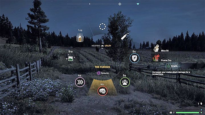 Switch to fists and take The Furious drug (presented in the picture above) - Wheres the Beef (how to kill a bull without using weapons) in Far Cry 5 - Achievements and trophies - Far Cry 5 Game Guide