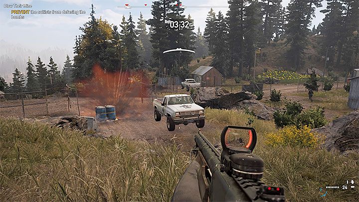 Now its time for the hardest part of the mission - Blow Their Mine in Holland Valley - Holland Valley - Far Cry 5 Game Guide
