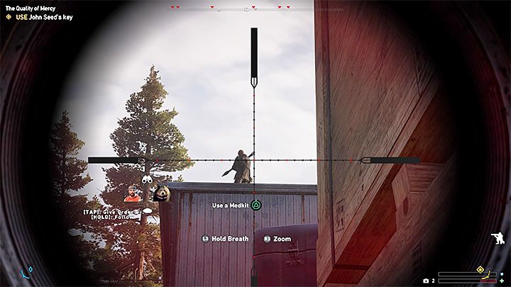 For this mission you must return to John Seeds bunker, the Johns Gate (you can use quick travel if you have previously unlocked this point) - The Quality of Mercy (the third mission related to taking over) in Holland Valley - Holland Valley - Far Cry 5 Game Guide