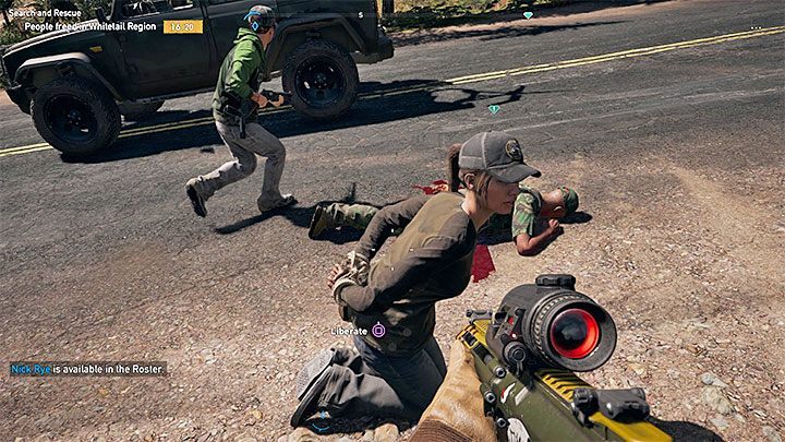 You can come across cultists with hostages standing on a side of a road or cultists chasing innocent citizens (on foot or by driving vehicles) - How to act during random encounters in Far Cry 5? - FAQ - Far Cry 5 Game Guide