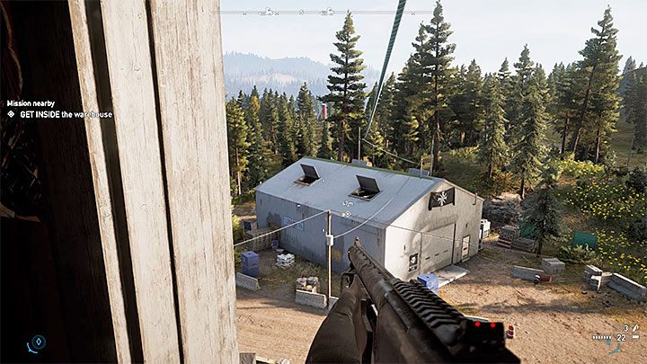 This mission can be started after liberating Falls End in Holland Valley - The Widowmaker in Holland Valley - Holland Valley - Far Cry 5 Game Guide