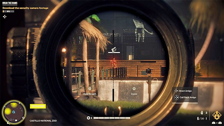 Once you start downloading the recordings, reinforcements will start appearing in the area even if you have remained hidden until then - Far Cry 6: Break the Chains - walkthrough - Valle De Oro - Far Cry 6 Guide