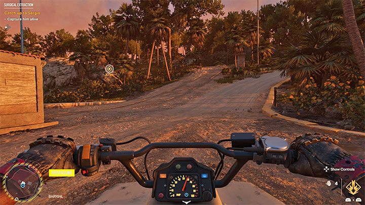 It is best to use one of the ATVs parked in the area for the chase - Far Cry 6: Surgical Extraction - walkthrough - Valle De Oro - Far Cry 6 Guide
