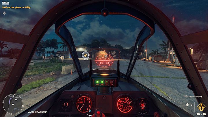 Carefully land on the runway, and after a successful landing, slowly drive the plane to the marked hangar - Far Cry 6: Fly Ball - walkthrough - Madrugada - Far Cry 6 Guide