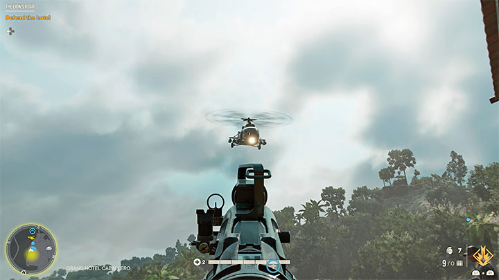 At some point, enemy helicopters will also join the attack - Far Cry 6: The Lions Roar - walkthrough - El Este - Far Cry 6 Guide