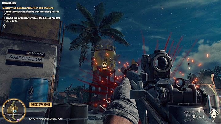 The pipeline will take you to more sub-stations and you will have to sabotage each of them in some way - Far Cry 6: Surgical Strike - walkthrough - El Este - Far Cry 6 Guide