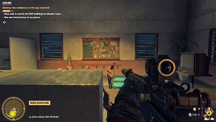 The final third location associated with this mission objective isn't a small outpost, but a larger building within an enemy base - Far Cry 6: Loose Ends - walkthrough - El Este - Far Cry 6 Guide