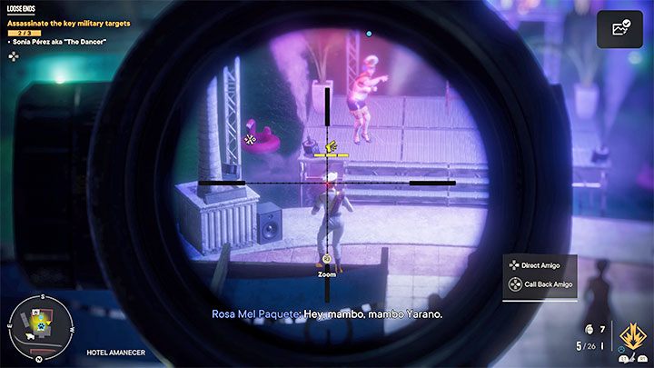 Sonia Perez - The Dancer is dancing in front of the stage - Far Cry 6: Loose Ends - walkthrough - El Este - Far Cry 6 Guide
