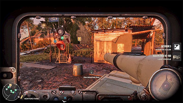 With the stolen tank you can go to one of the Vehicle Pickup spots on the world map - Far Cry 6: Tank - how to steal? - FAQ - Far Cry 6 Guide