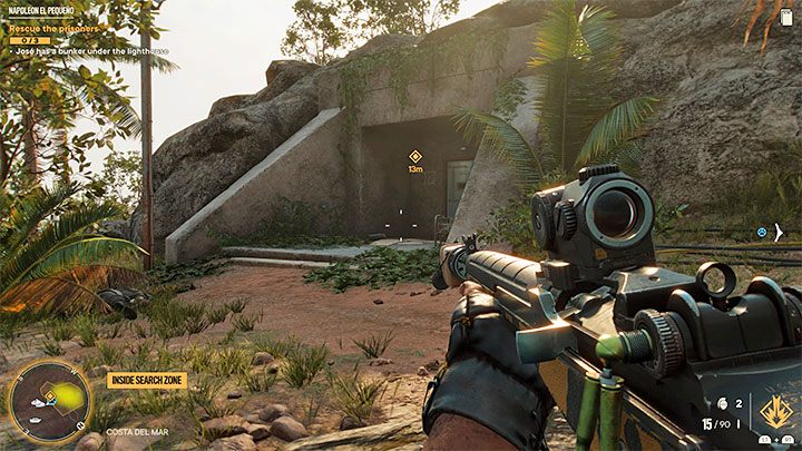 You must find the entrance to the bunker under the mansion - it's shown on the attached picture - Far Cry 6: Napoleon El Pequeno - walkthrough - Operations - Madrugada - Far Cry 6 Guide