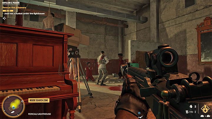 After a short and linear trek through the bunker you'll find the room where the prisoners were tortured - Far Cry 6: Napoleon El Pequeno - walkthrough - Operations - Madrugada - Far Cry 6 Guide