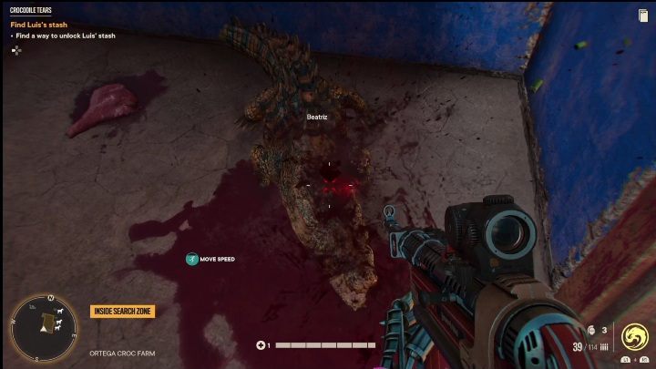 To proceed you must find the largest enemy - Far Cry 6: Crocodile Tears - Treasure Hunts (Madrugada) - Madrugada - Far Cry 6 Guide