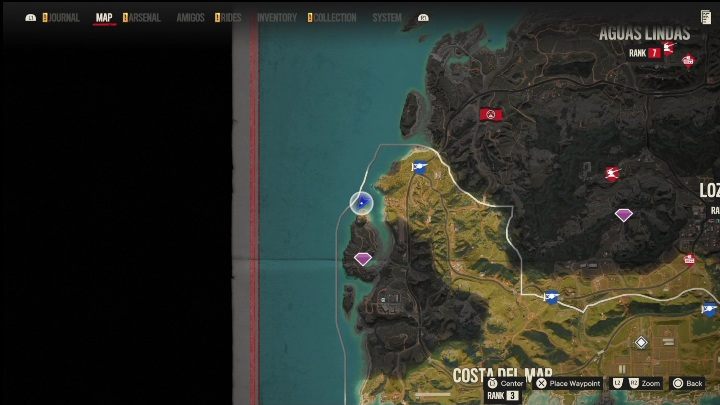 Subregion: Costa del Mar - Far Cry 6: Madrugada, Criptograma Chart - list, locations - Cryptogram cards - Far Cry 6 Guide