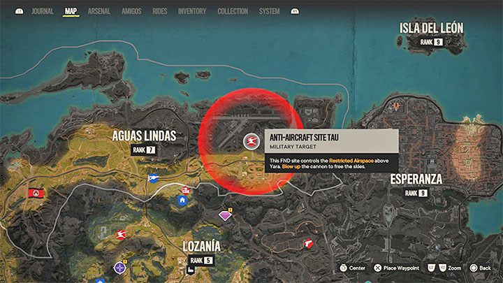 You can discover other anti-aircraft guns by exploring the game world or by examining the exclamation points on the world map - this could be e - Far Cry 6: Friendly Skies Trophy - how to get it? - Trophy Guide - Far Cry 6 Guide