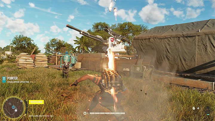 Once you find the AA gun, you can destroy it in various ways - Far Cry 6: Friendly Skies Trophy - how to get it? - Trophy Guide - Far Cry 6 Guide