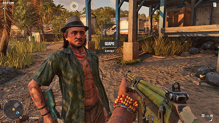 Shortly after meeting Juan, you will have to fight on the beach against hostile soldiers - Far Cry 6: Guapo - Amigo - Amigos - pets - Far Cry 6 Guide