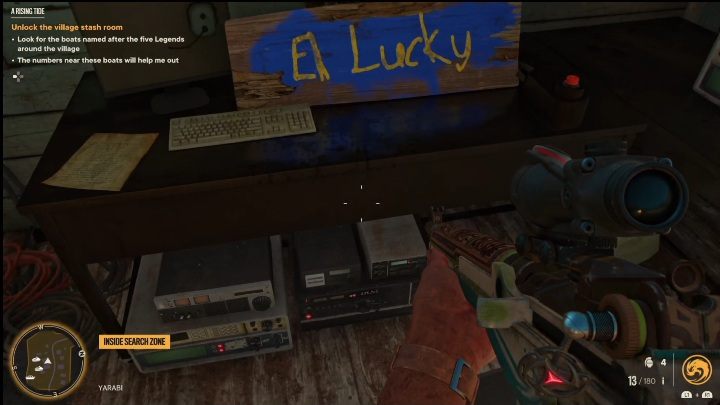 The third is next to a blue sign with the name "El Lucky" - Far Cry 6: A Rising Tide - Treasure Hunts (El Este) - El Este - Far Cry 6 Guide