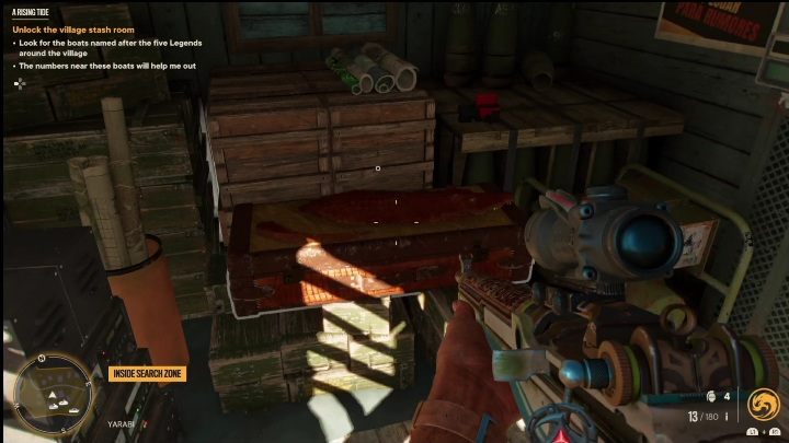 The correct code will grant you entry into the room - Far Cry 6: A Rising Tide - Treasure Hunts (El Este) - El Este - Far Cry 6 Guide