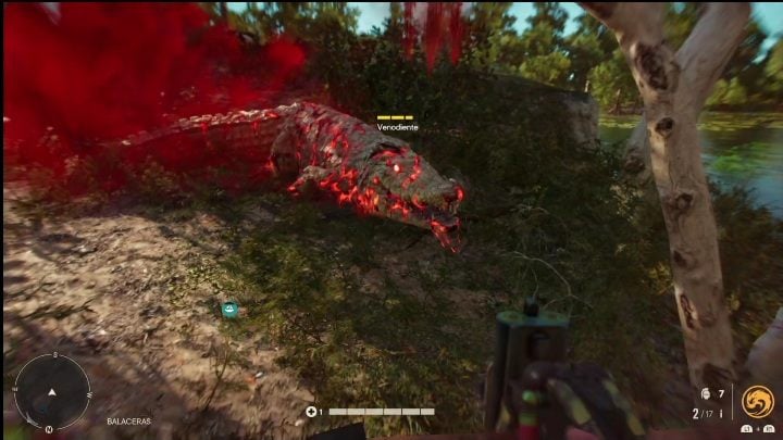 Venodiente lives near the ponds - Far Cry 6: Venodiente - location, how to defeat the mythical animal? - Mythical animals - Far Cry 6 Guide