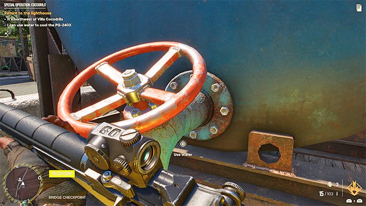 Unfortunately, spending time in the shadows won't lower the container's temperature - Far Cry 6: Special Operations - Basics - Far Cry 6 Guide