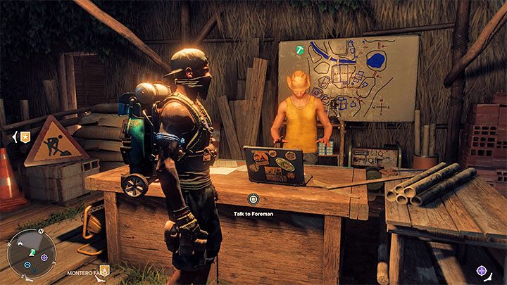 The construction desk which lets you talk to the foreman is important enough to deserve its own description - Far Cry 6: Guerrilla camps and their expansion - Basics - Far Cry 6 Guide