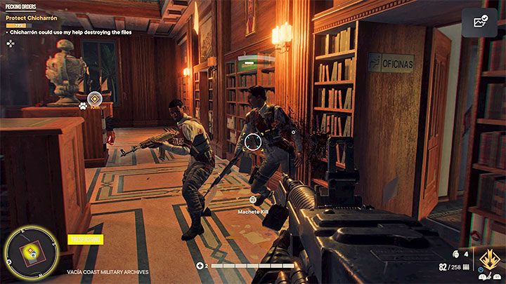 Each enemy in the game has their own health bar, which could result in encountering so-called "bullet sponges" who require many shots to kill - Far Cry 6: Combat and stealth - Basics - Far Cry 6 Guide