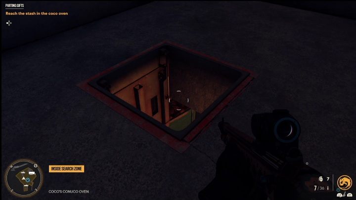 Exit the building and enter from the side into the room you opened - Far Cry 6: Parting Gifts - Treasure Hunts (El Este) - El Este - Far Cry 6 Guide