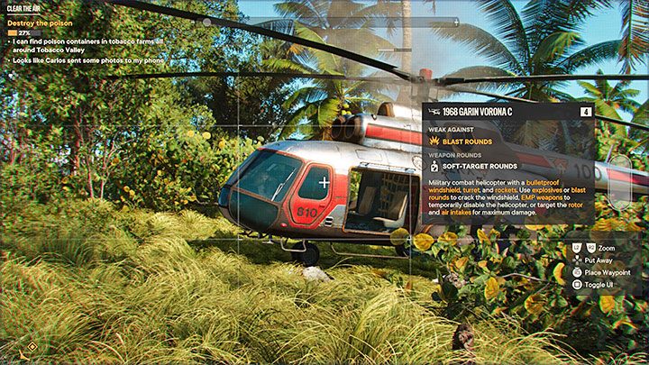 The Volta's special attack allows you to send an EMP pulse that paralyzes all devices in the area, including helicopter systems - Far Cry 6: Helicopters - how to destroy? - FAQ - Far Cry 6 Guide