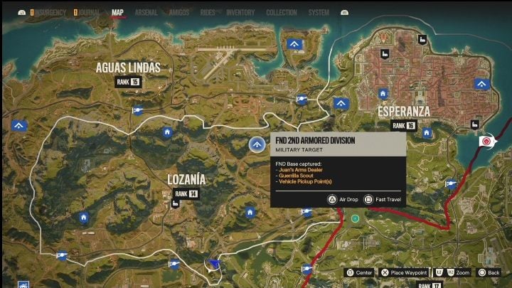 Location: Northeast of Lausanne - Far Cry 6: Madrugada - FND bases, list of military targets - Fund bases - Far Cry 6 Guide