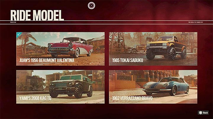 Rides differ from the regular vehicles that can be added to your "collection" by delivering them to drop-off points - Far Cry 6: Car Cry trophy - how to get it? - Trophy Guide - Far Cry 6 Guide