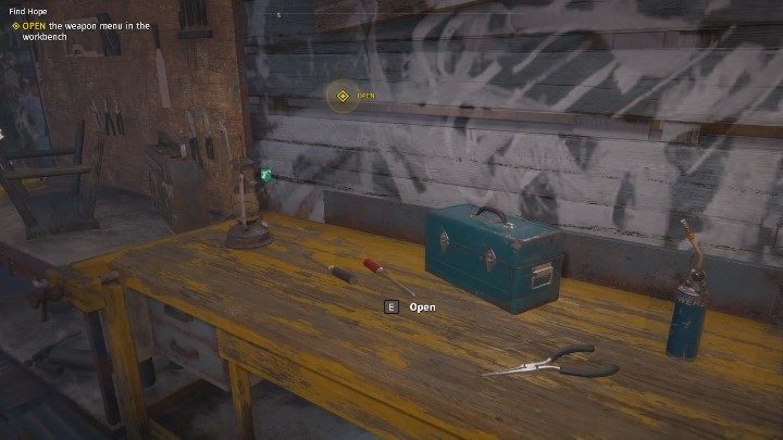 Once you have started your mission, follow the river until you reach a ruined house - Find Hope; Gear Up | Far Cry New Dawn Walkthrough - Story Missions - Far Cry New Dawn Guide