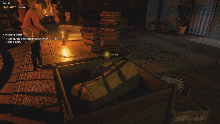 The Gear Up mission starts automatically in Prosperity when you have completed the Find Hope mission - Find Hope; Gear Up | Far Cry New Dawn Walkthrough - Story Missions - Far Cry New Dawn Guide